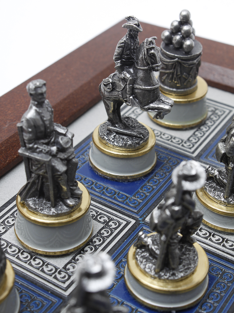 Franklin Mint Civil War Chess Set