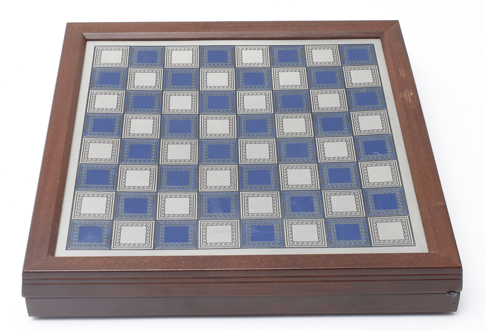 Franklin Mint Civil War Chess Set