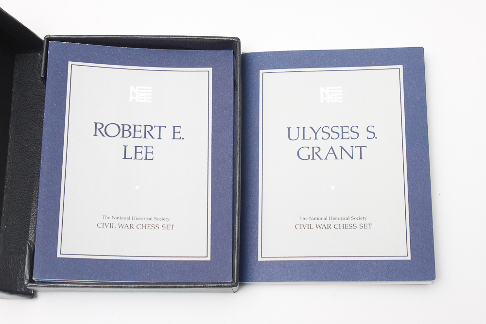 Franklin Mint Civil War Chess Set