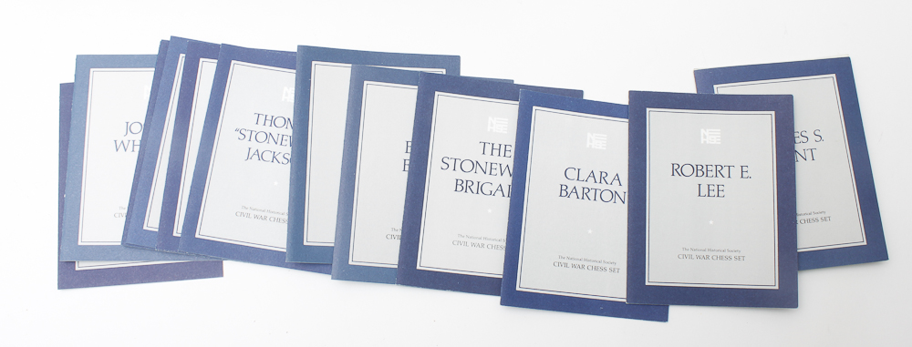 Franklin Mint Civil War Chess Set