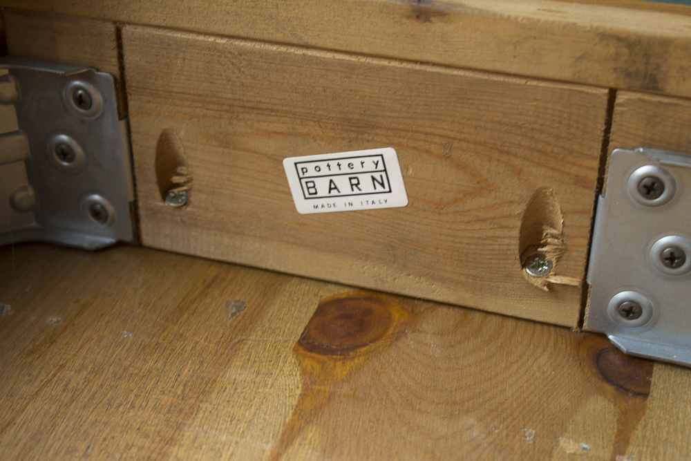 Pottery Barn Sofa Table