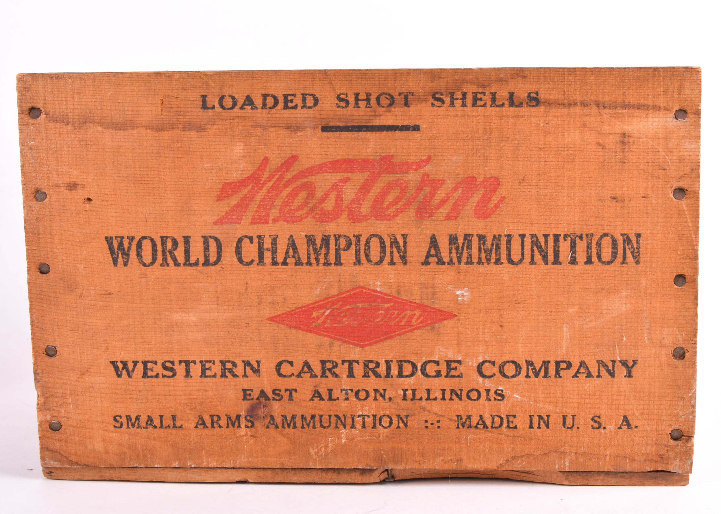 Vintage Wooden Ammunition Box