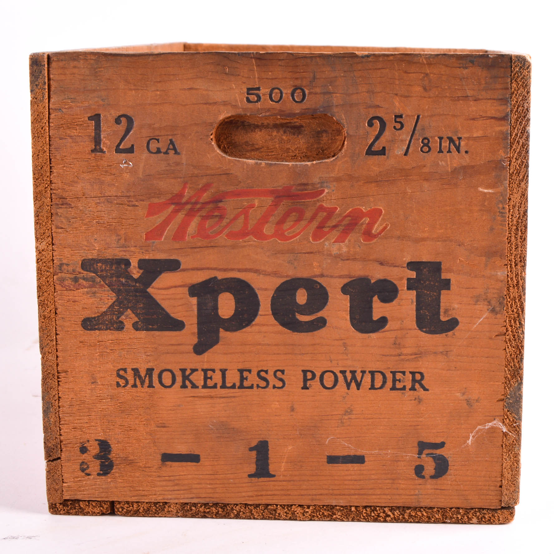 Vintage Wooden Ammunition Box