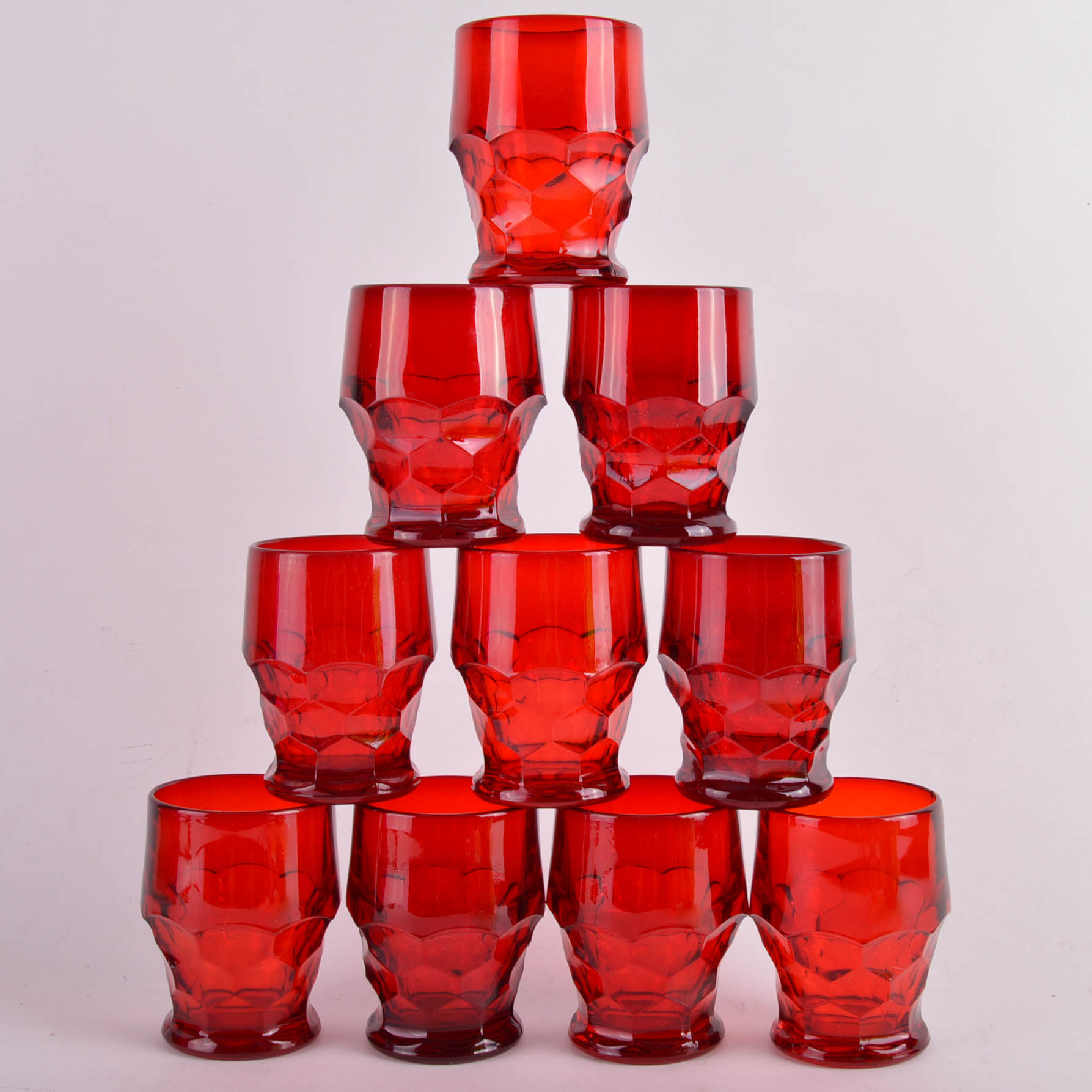 Pressed Colored Glass