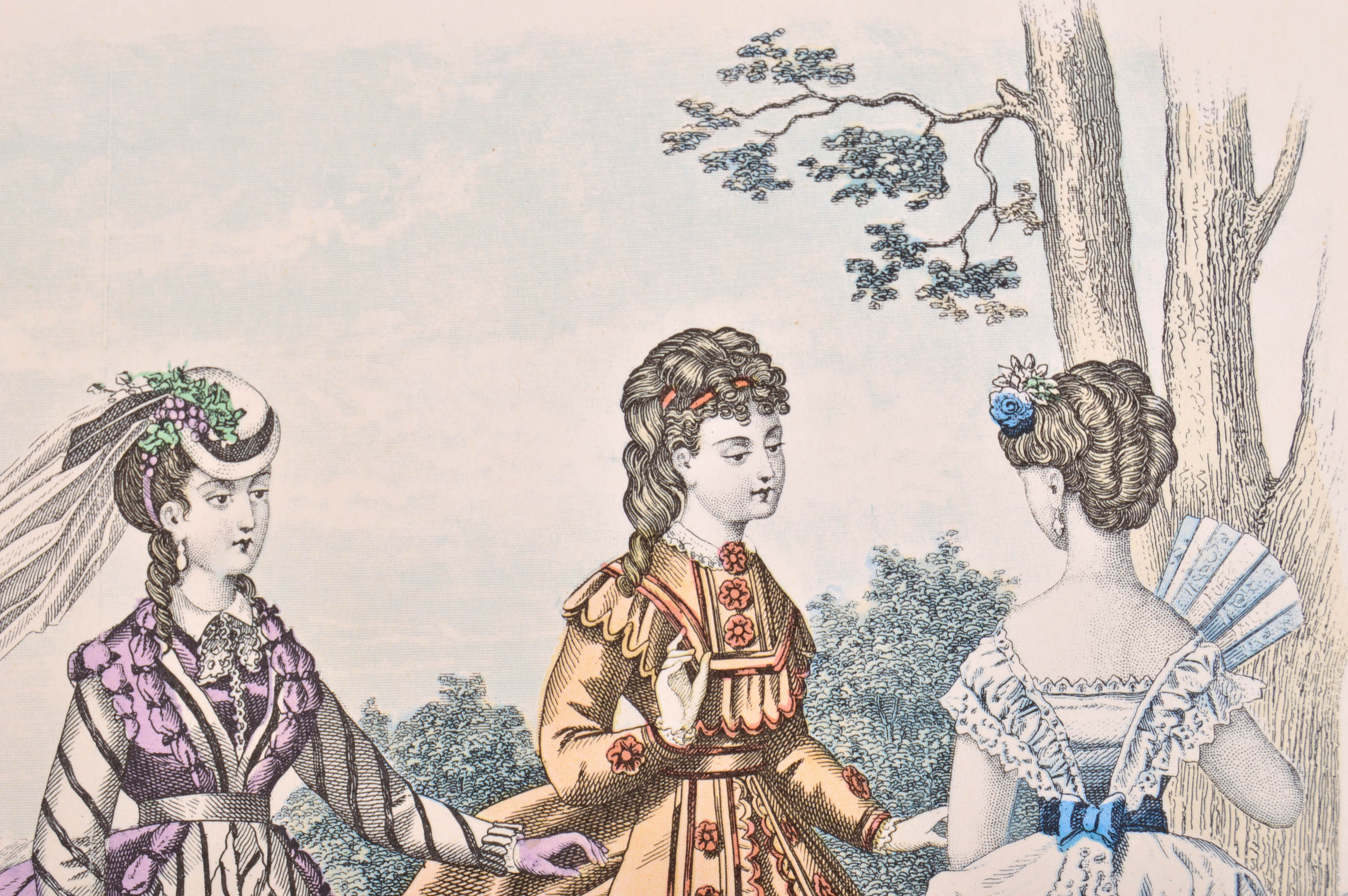 Vintage Victorian Era Reproduction Fashion Prints