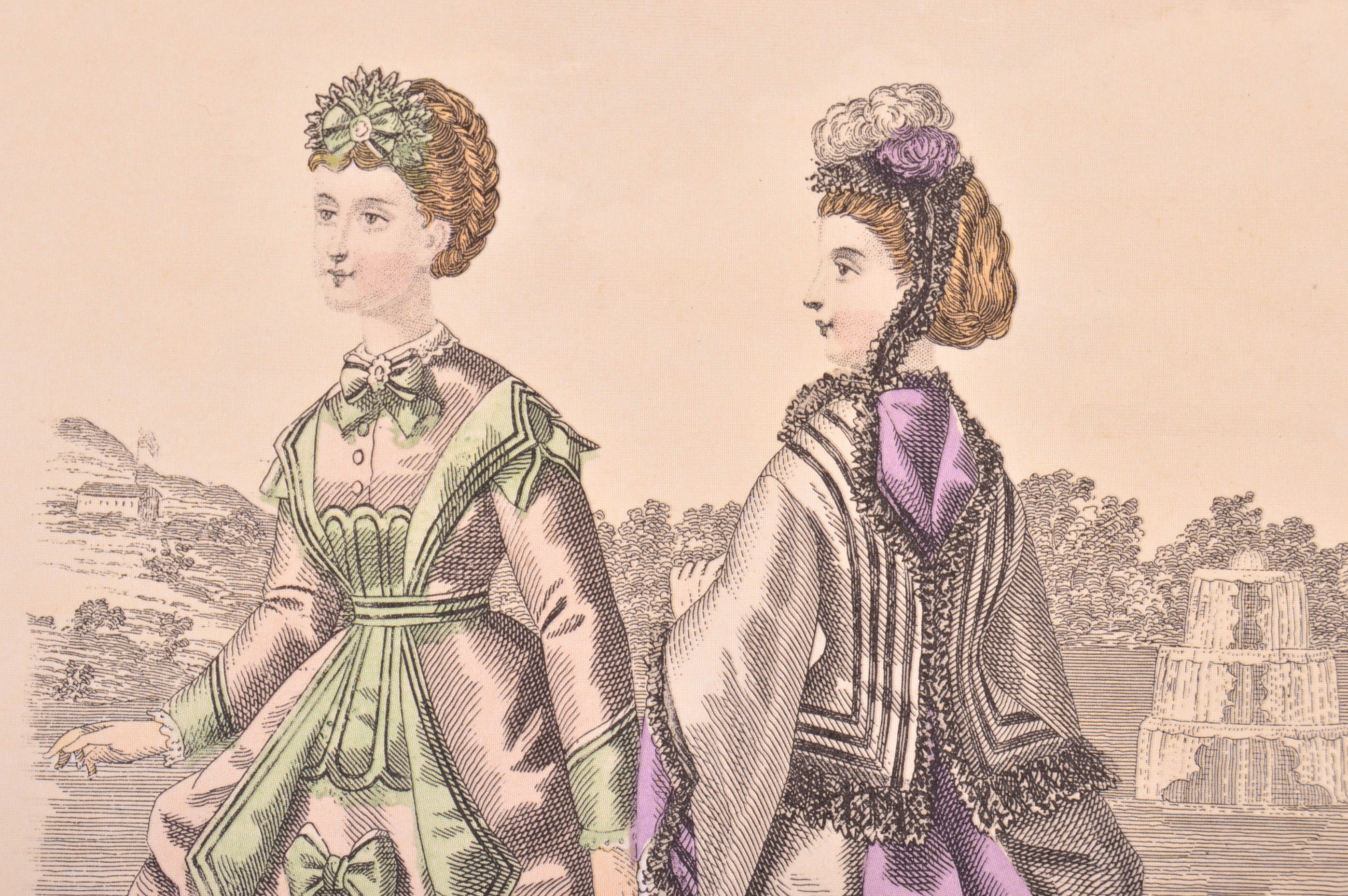 Vintage Victorian Era Reproduction Fashion Prints