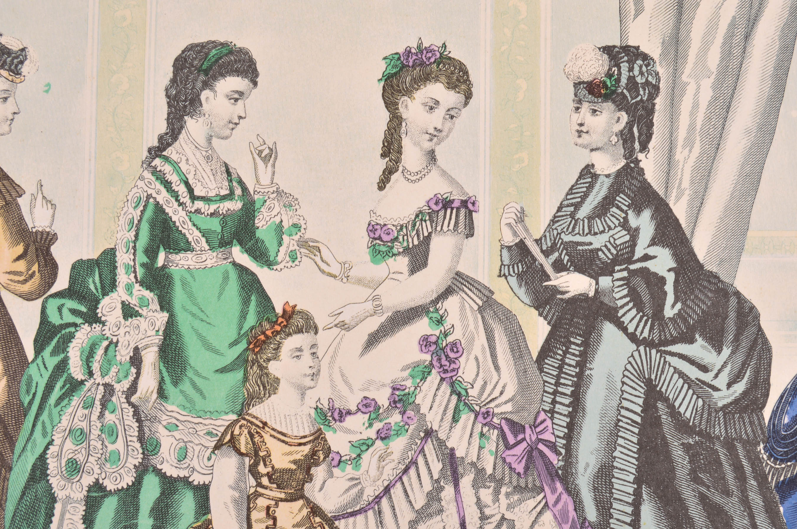 Vintage Victorian Era Reproduction Fashion Prints