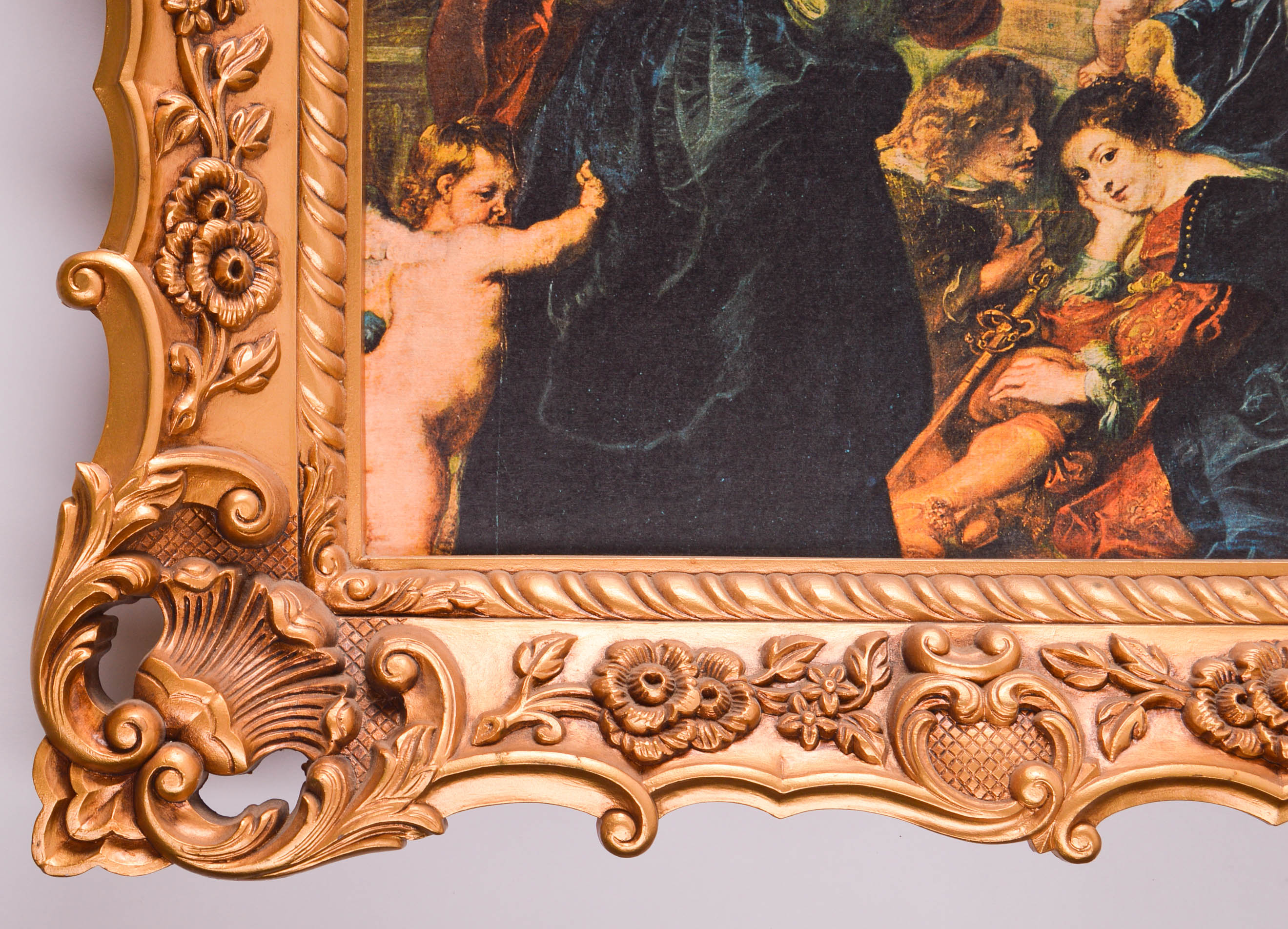 Italian Renaissance Style Print on Masonite