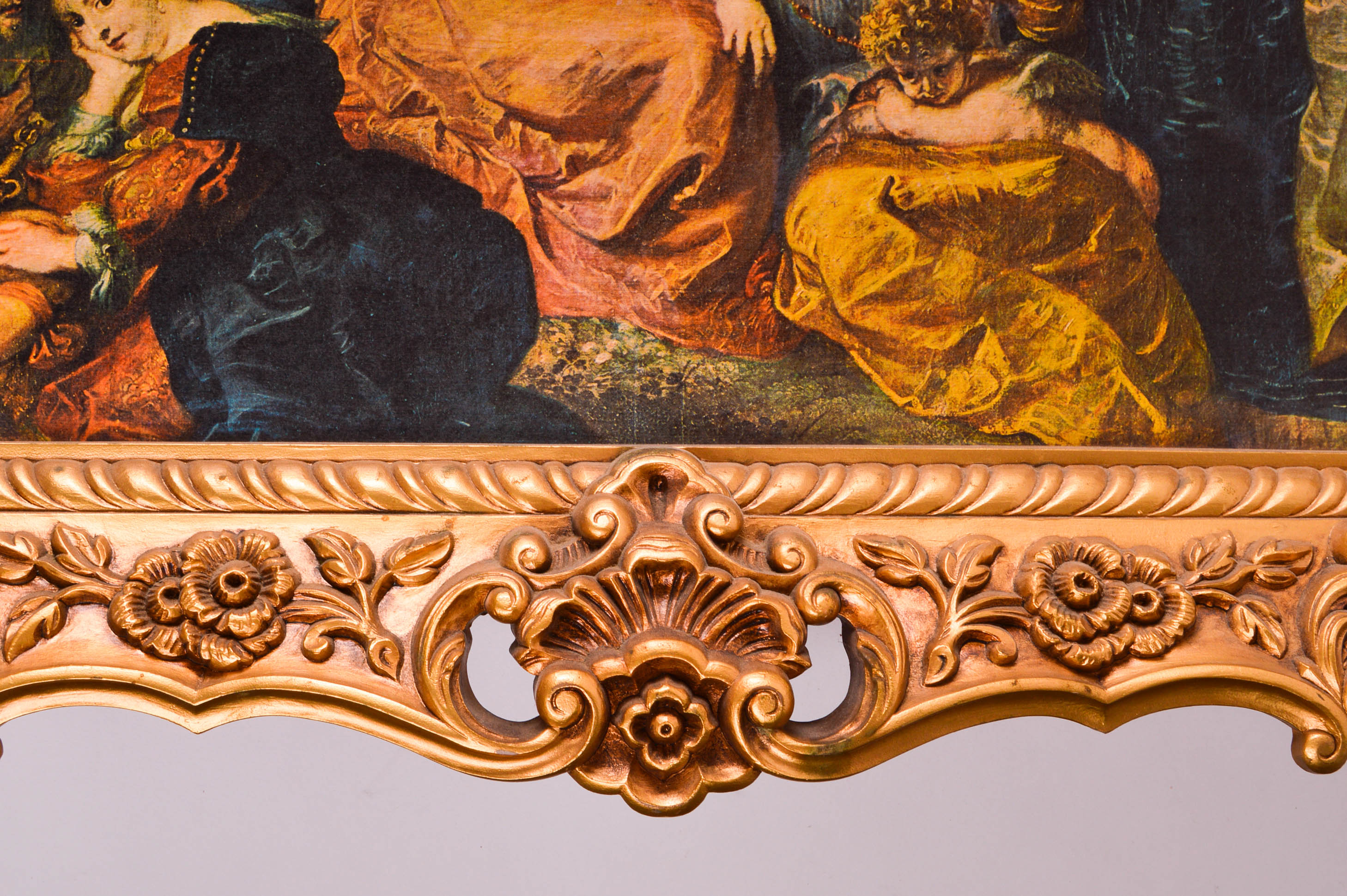 Italian Renaissance Style Print on Masonite