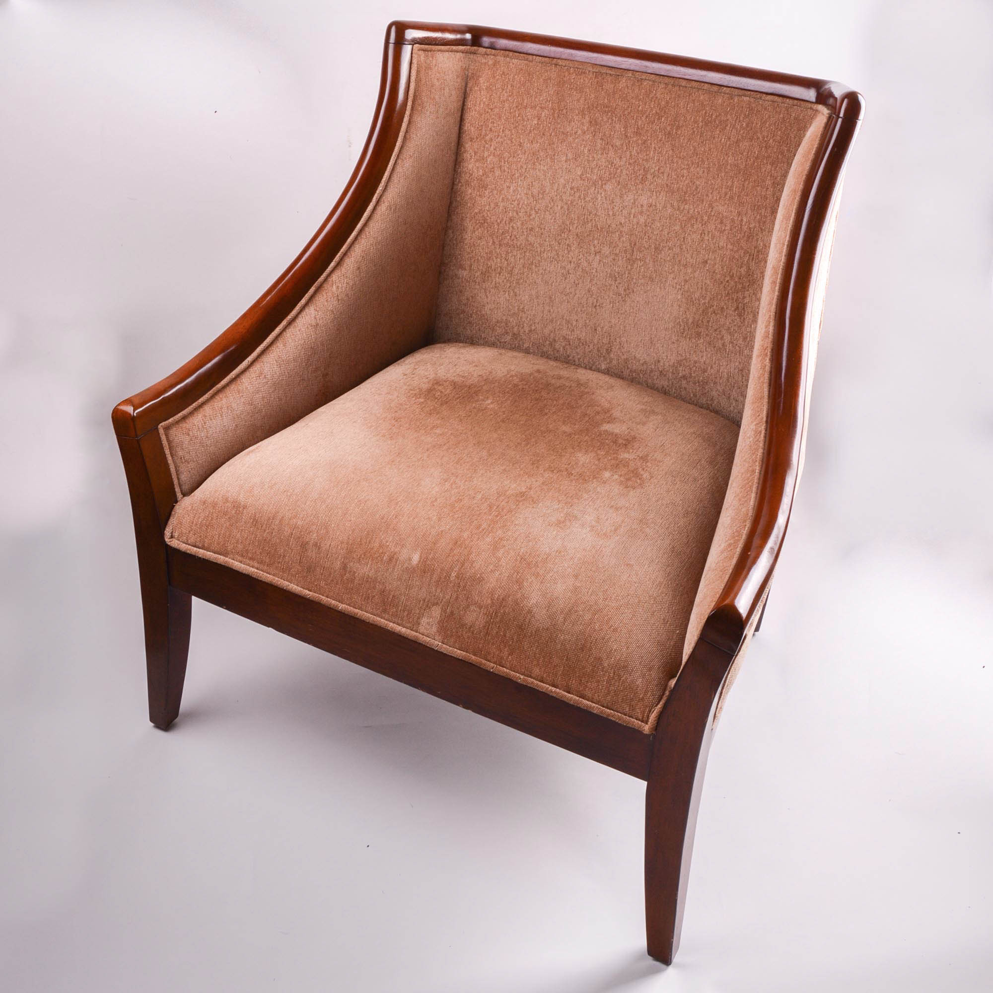 Contemporary Upholstered Club Chair