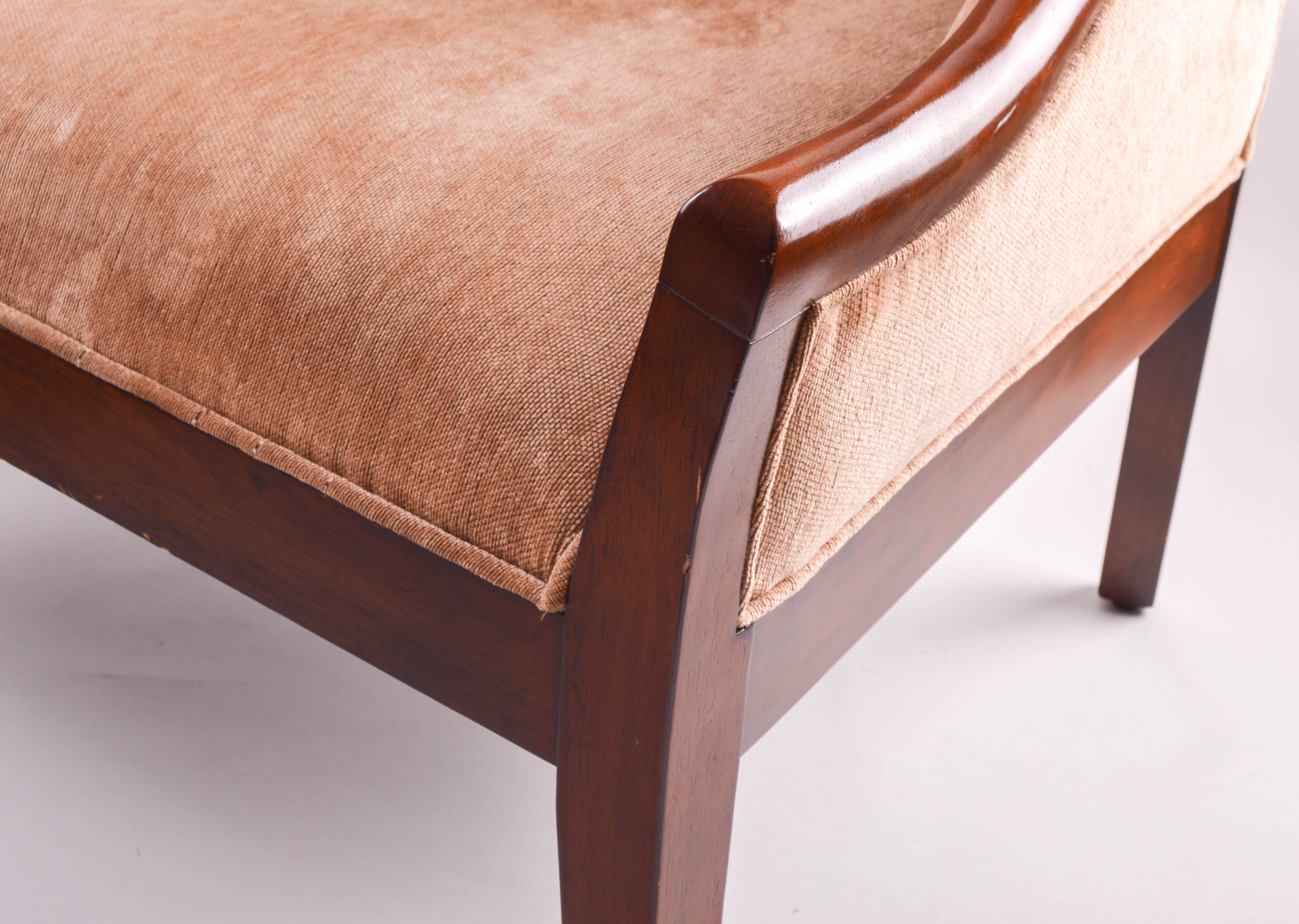 Contemporary Upholstered Club Chair