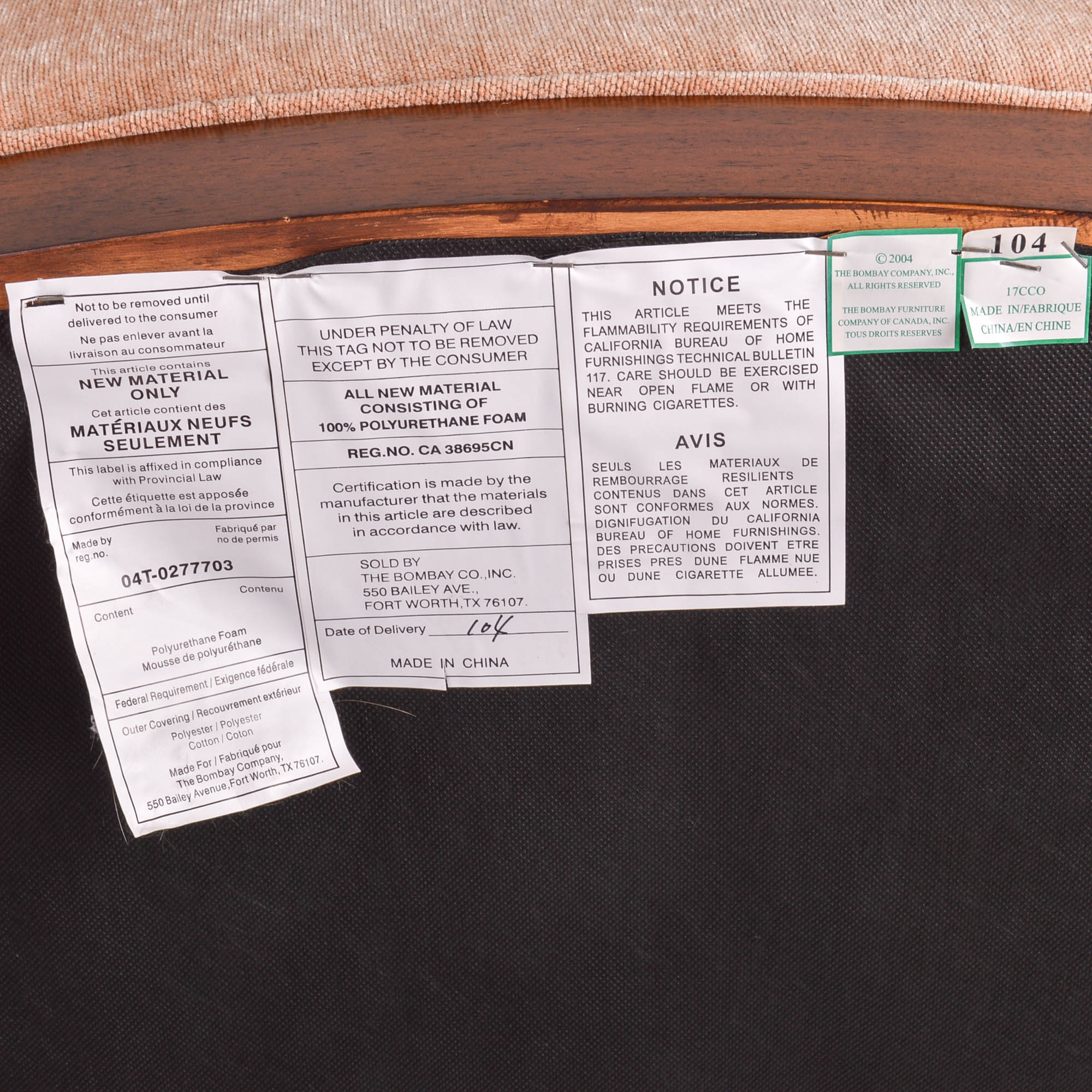 Contemporary Upholstered Club Chair