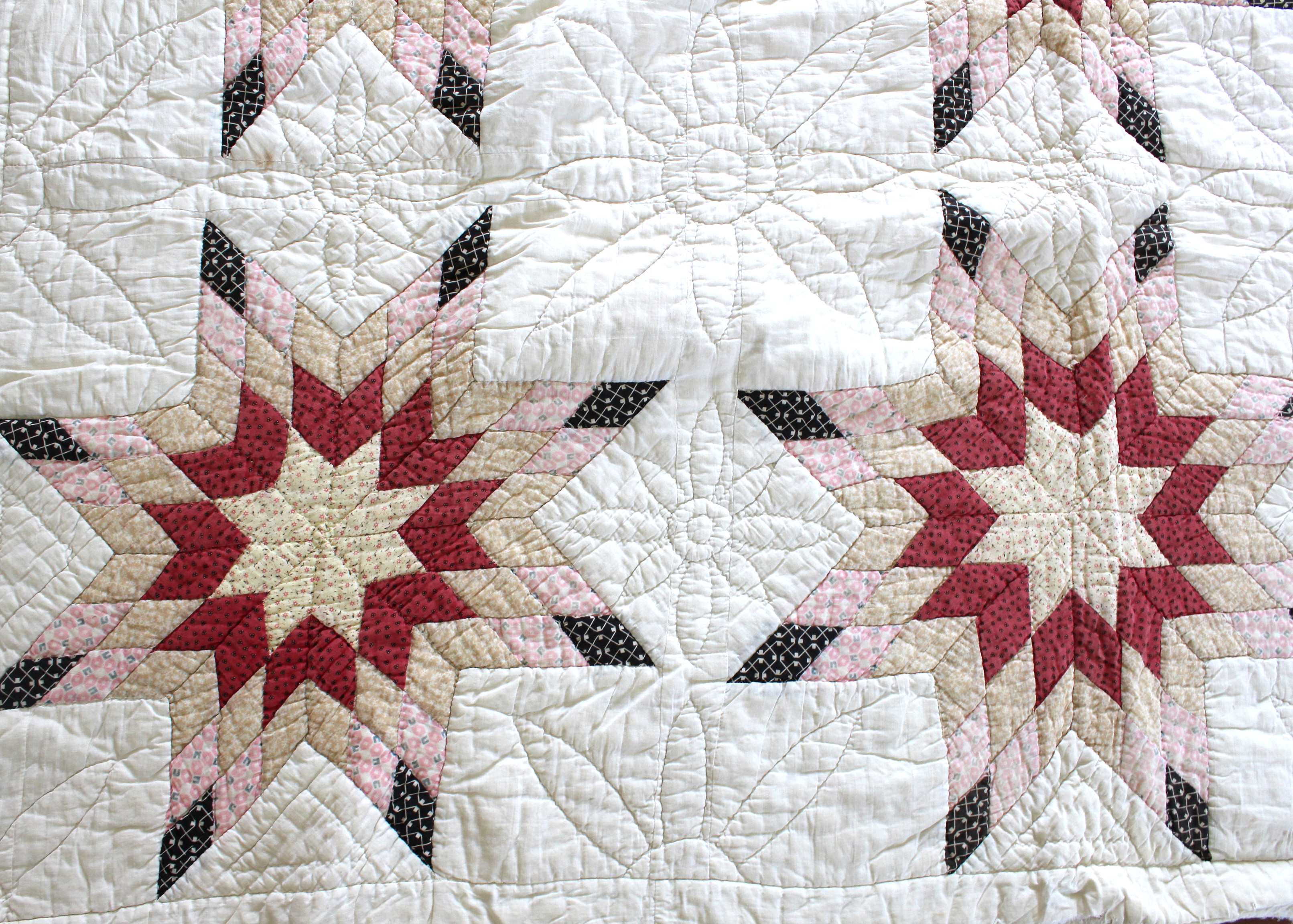 Early 20th Century Star Pattern Quilt