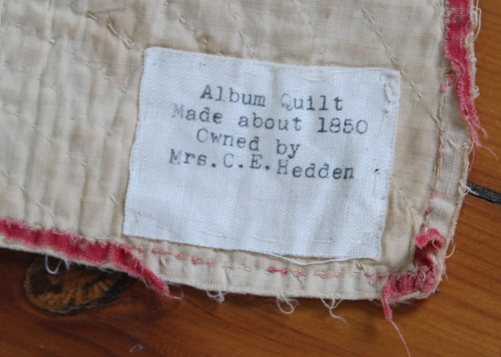 Antique Album Quilt and Vintage Irish Chain Quilt