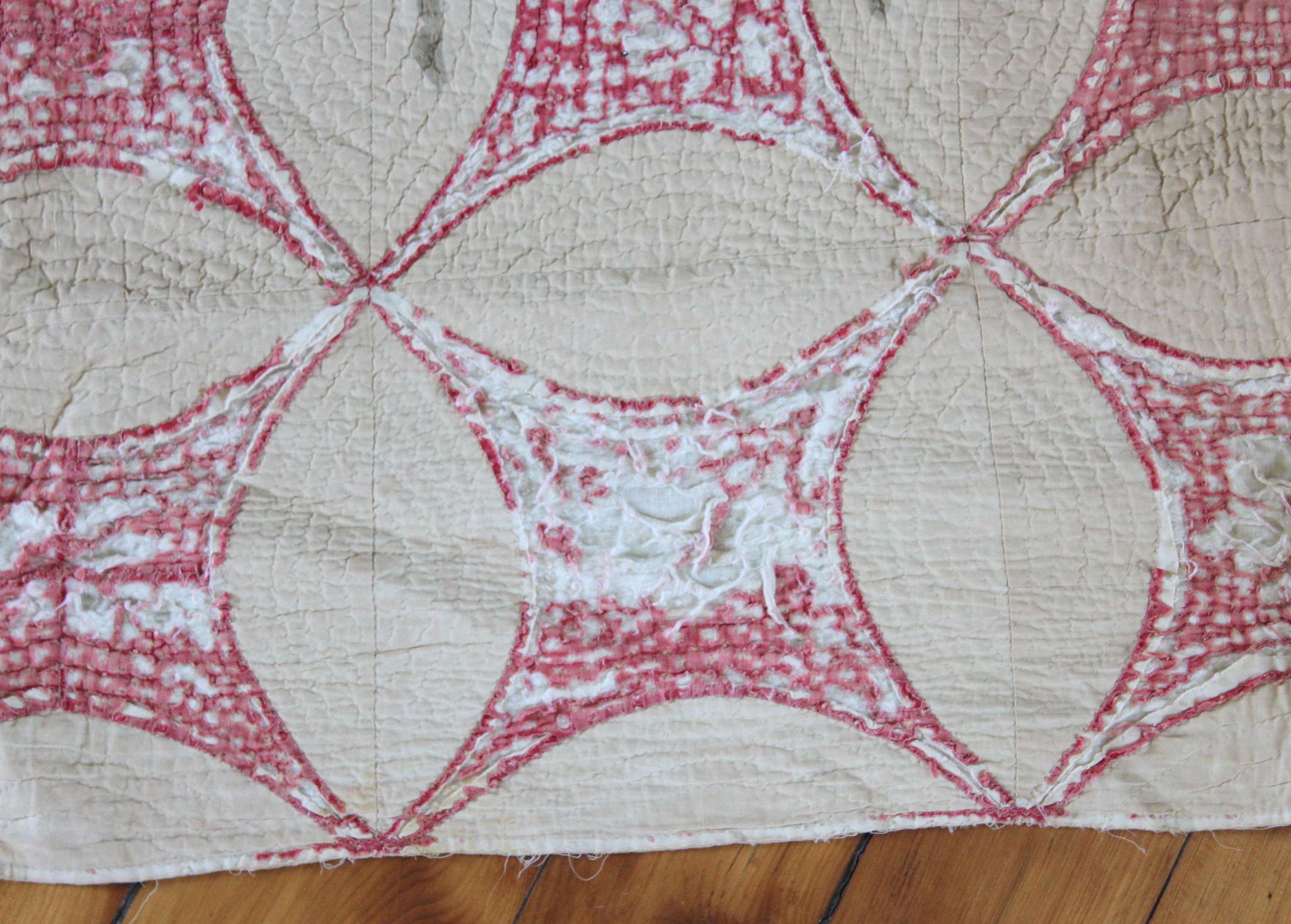 Antique Album Quilt and Vintage Irish Chain Quilt