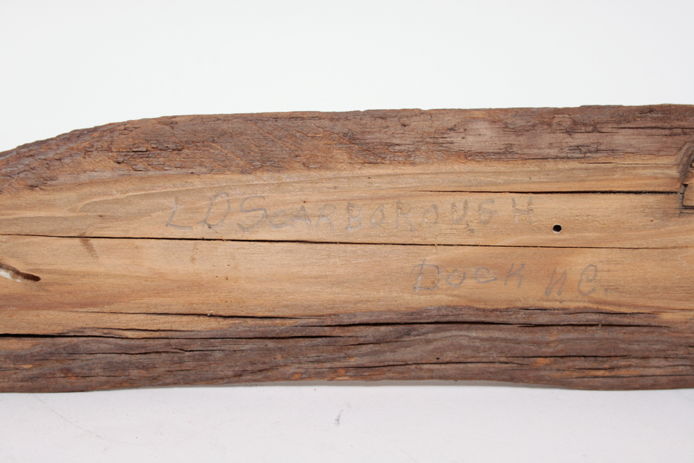 "L.D. Scarborough, Duck NC" Signed Wooden Ducks