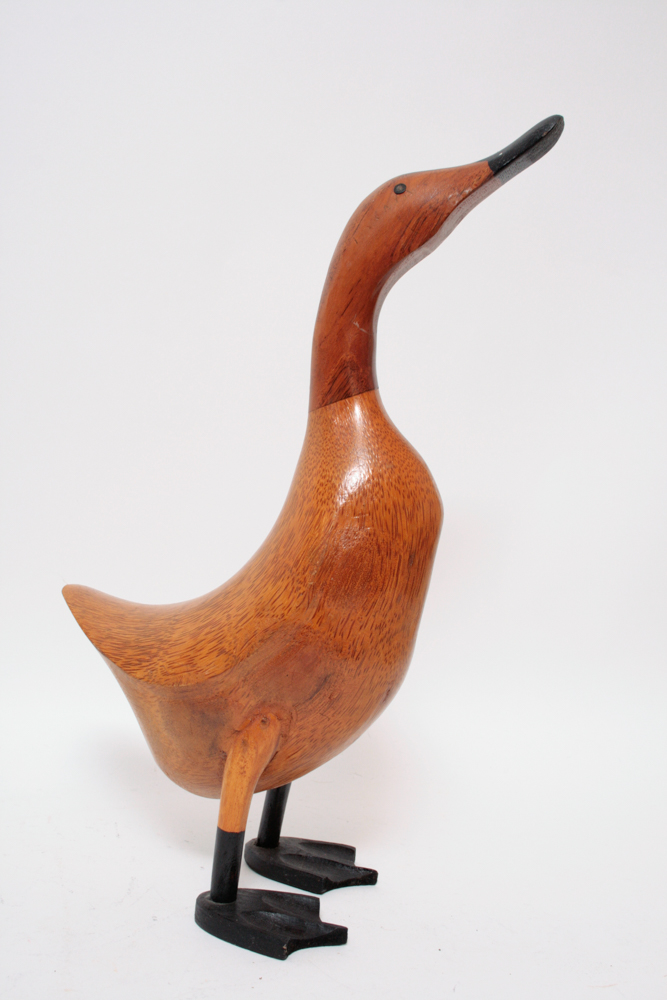 "L.D. Scarborough, Duck NC" Signed Wooden Ducks