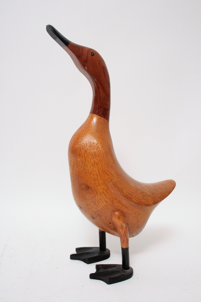 "L.D. Scarborough, Duck NC" Signed Wooden Ducks