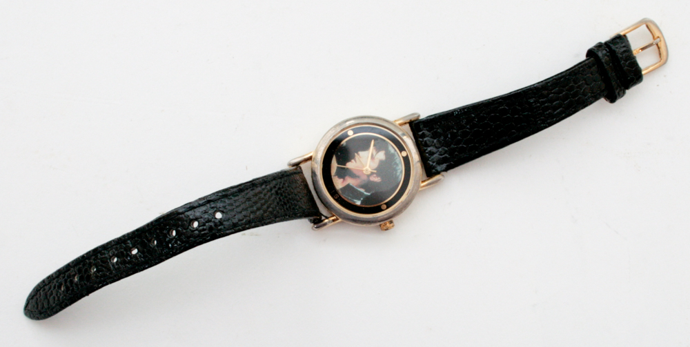 Signed Nate Giorgio Elvis Presley Print, Clock and Watch