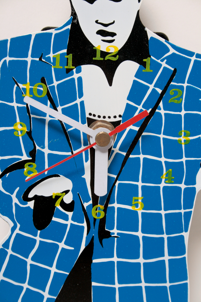 Signed Nate Giorgio Elvis Presley Print, Clock and Watch