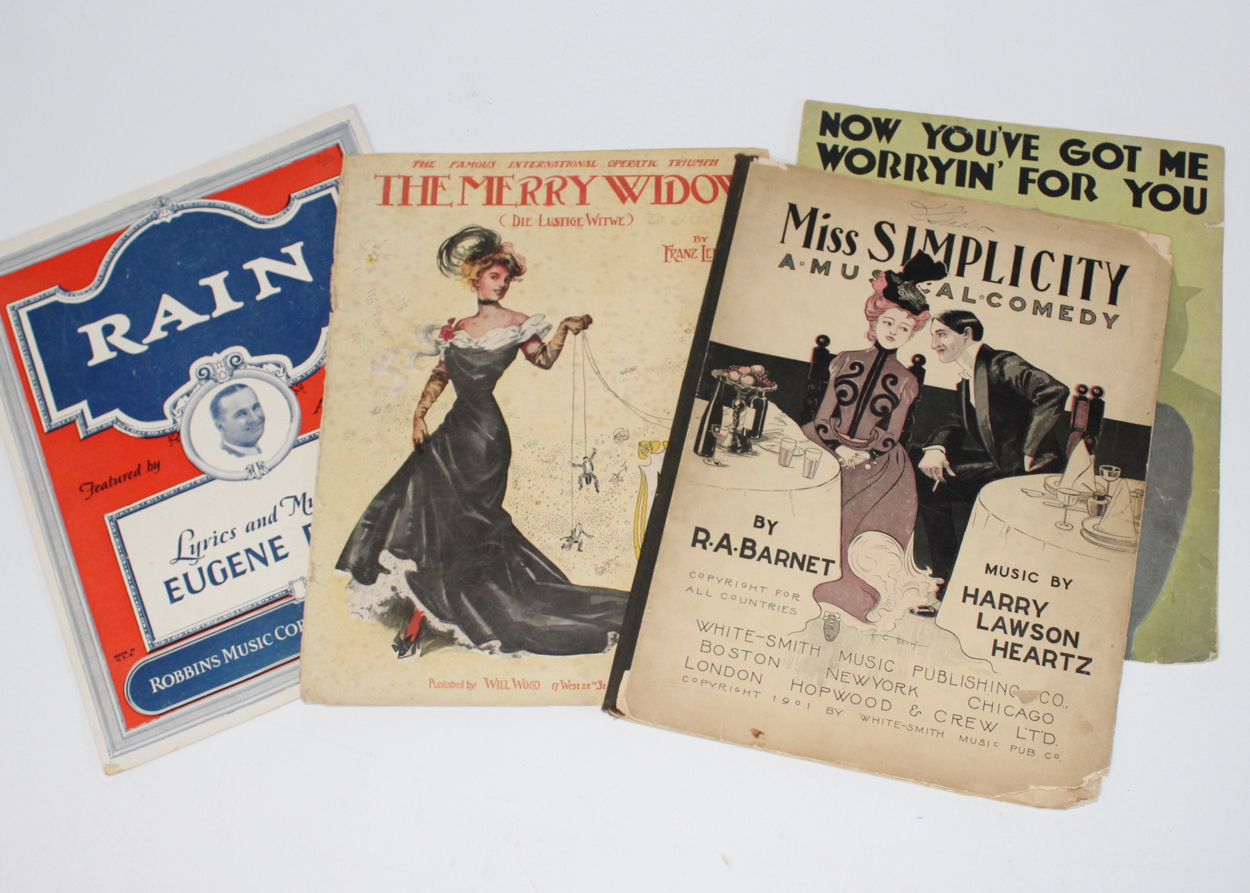 Antique Piano Lesson Book and Sheet Music