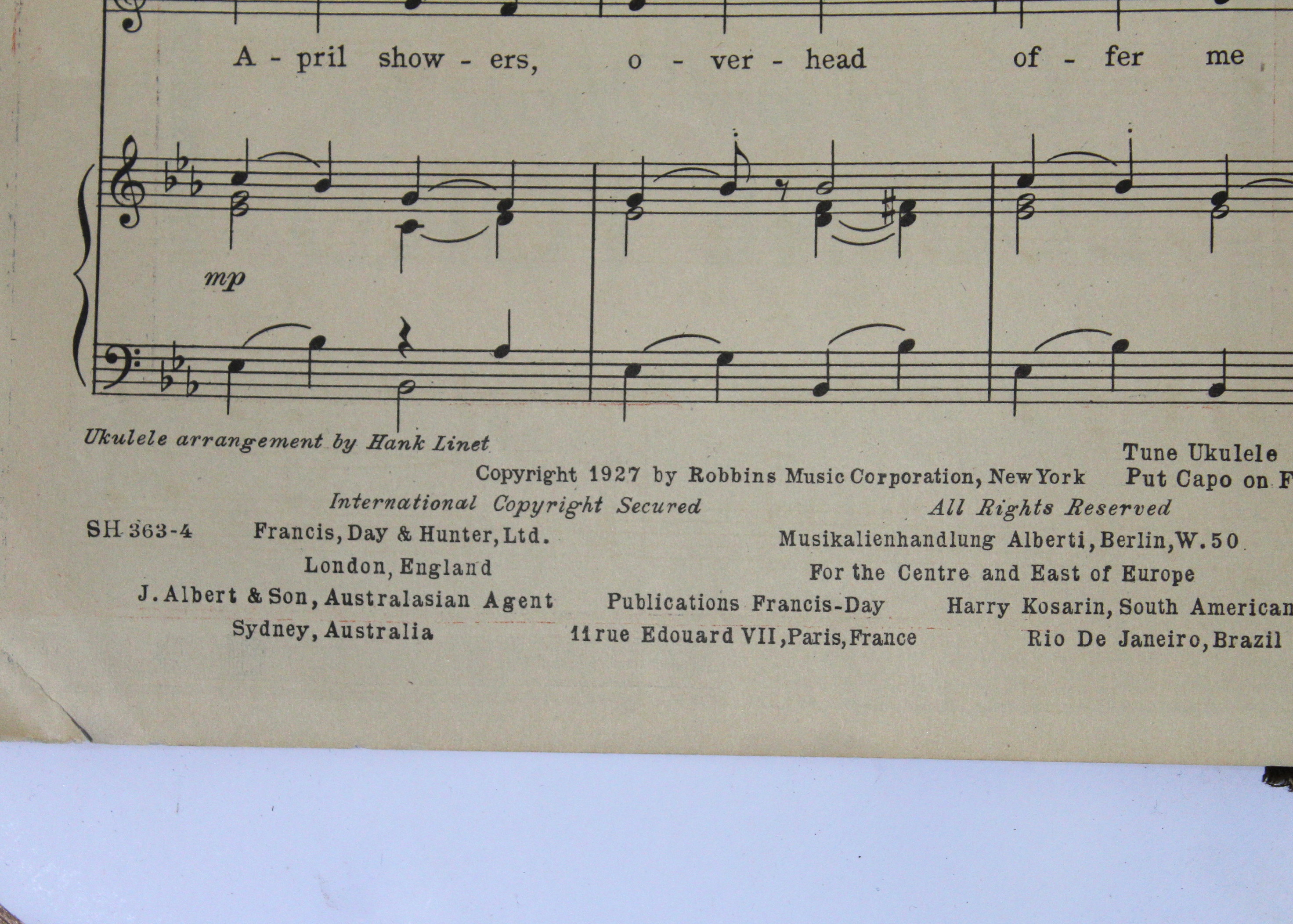 Antique Piano Lesson Book and Sheet Music