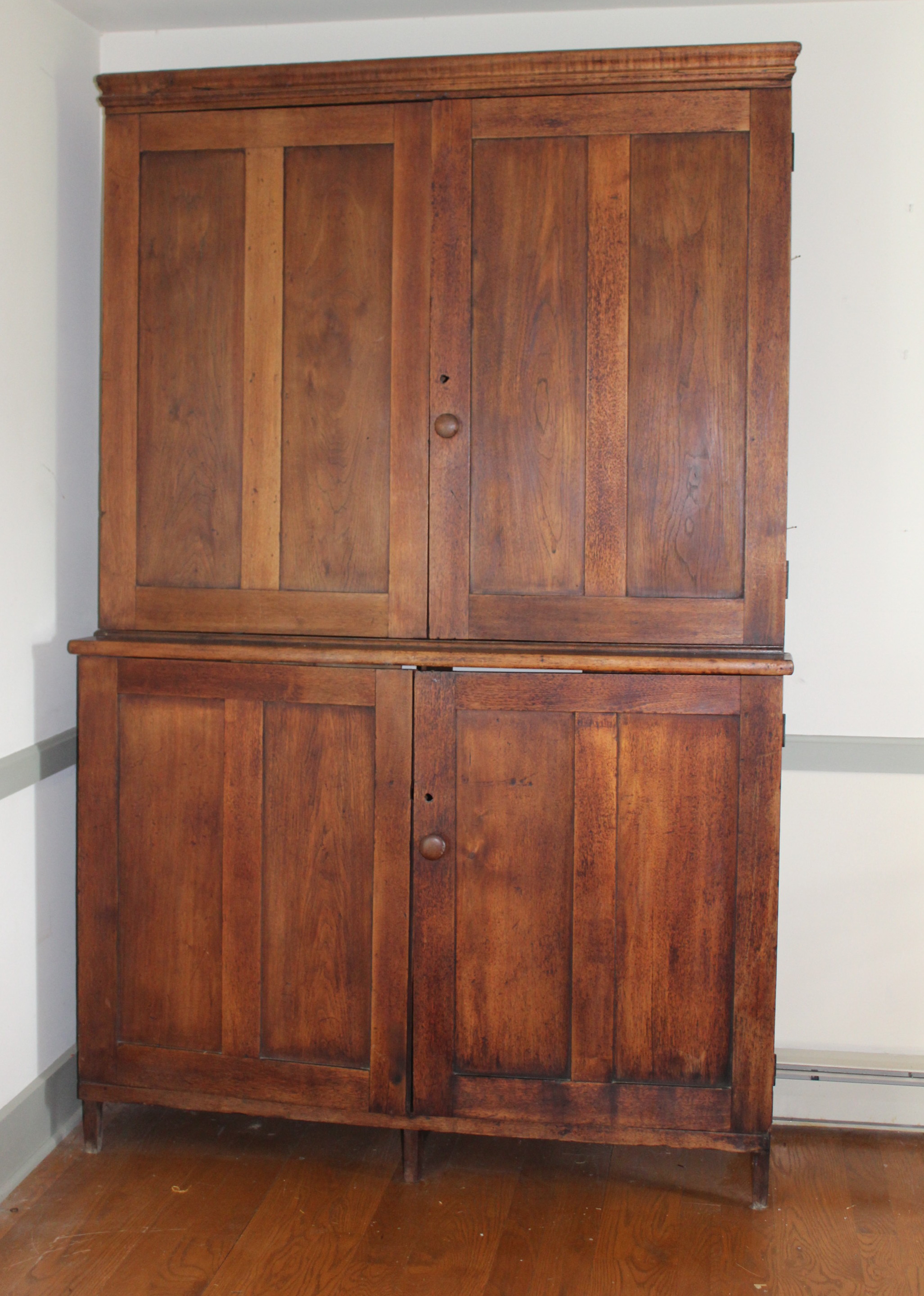 Antique English Walnut Cabinet