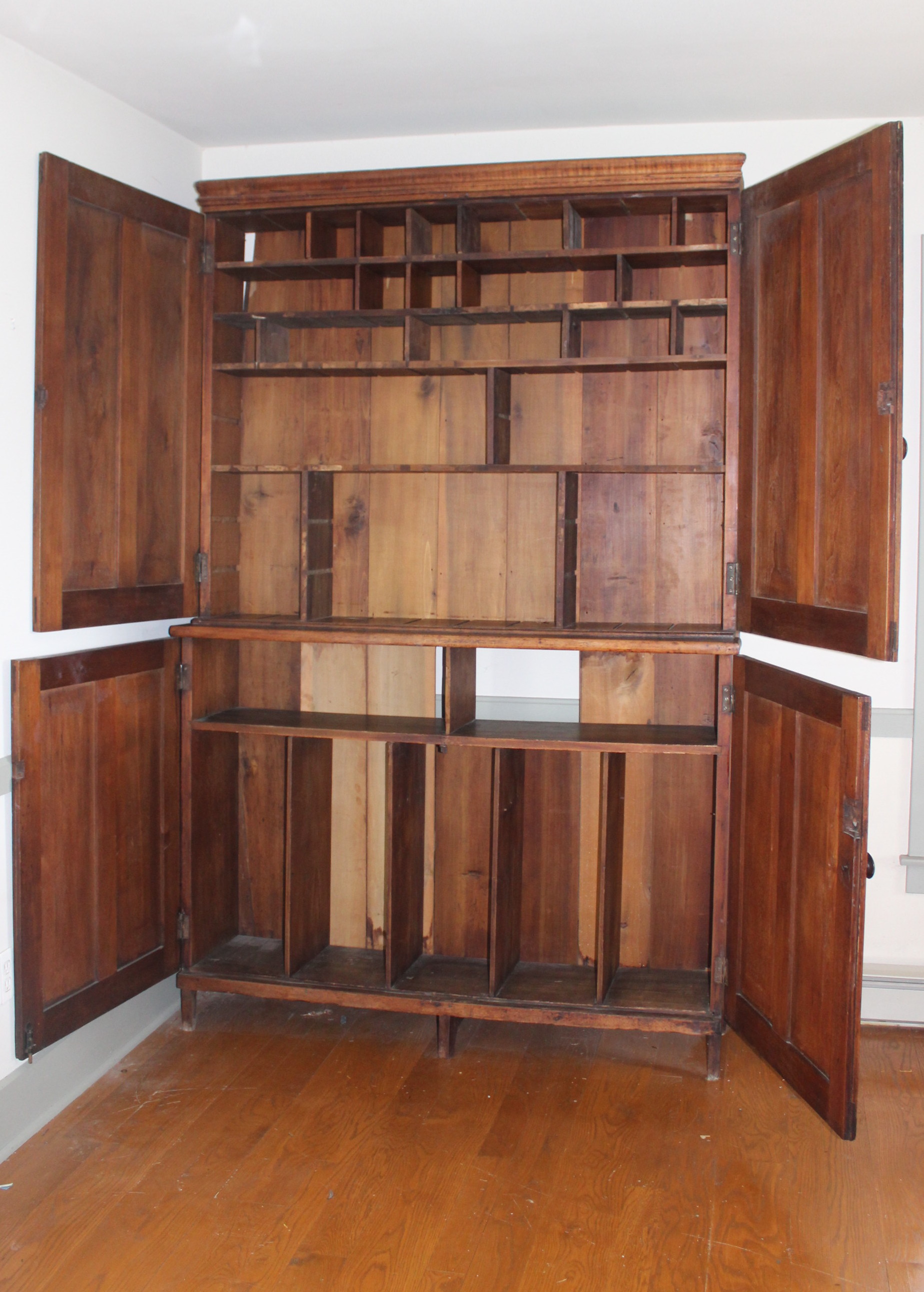 Antique English Walnut Cabinet