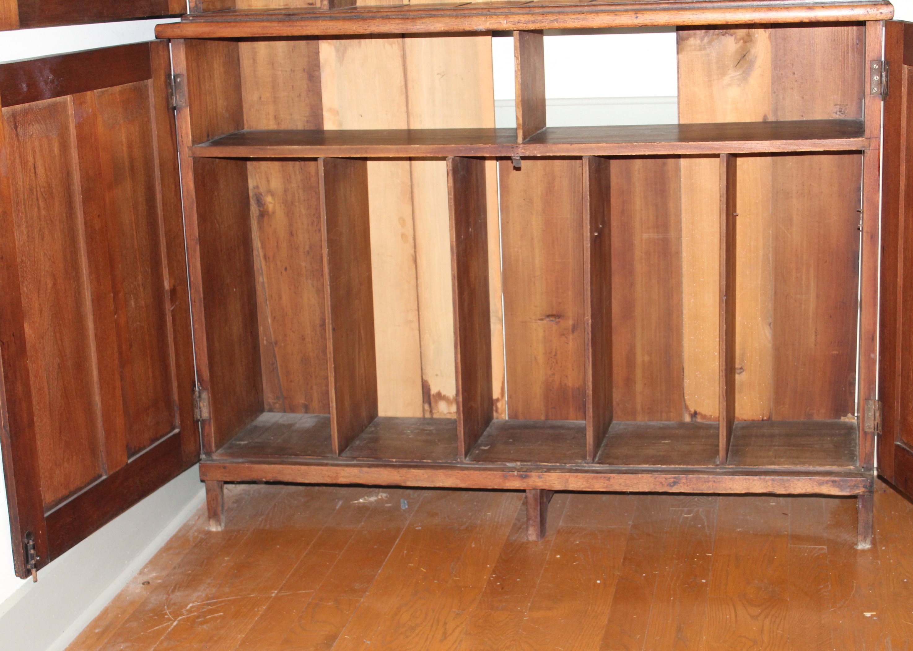 Antique English Walnut Cabinet