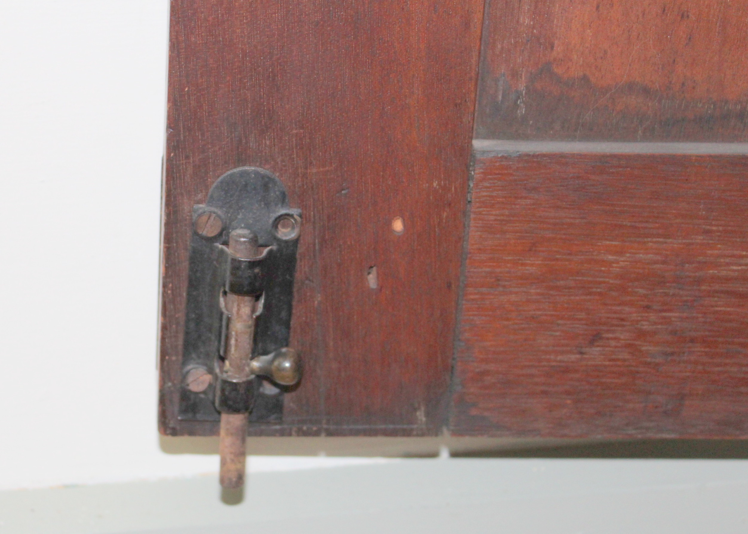 Antique English Walnut Cabinet