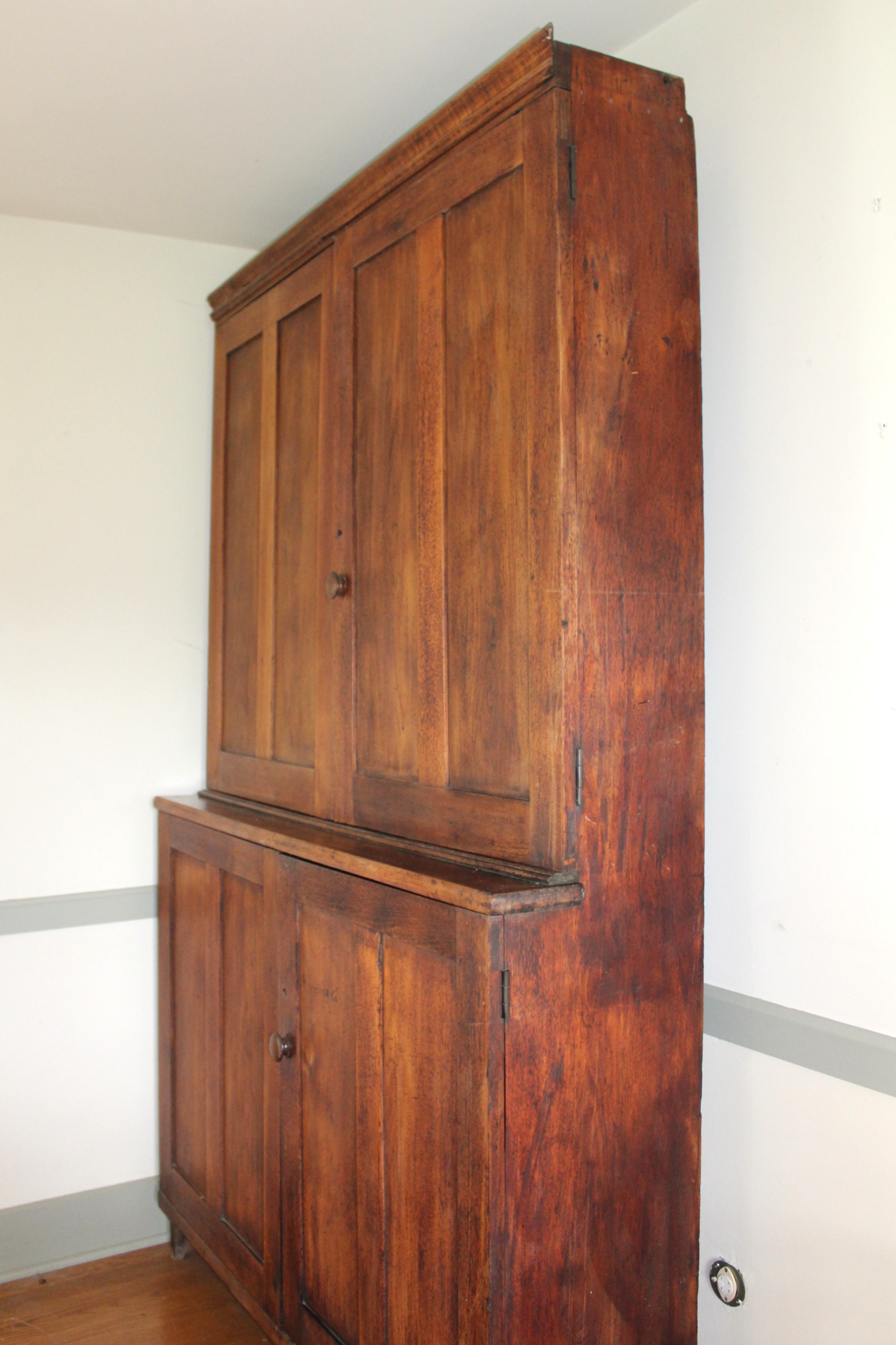 Antique English Walnut Cabinet