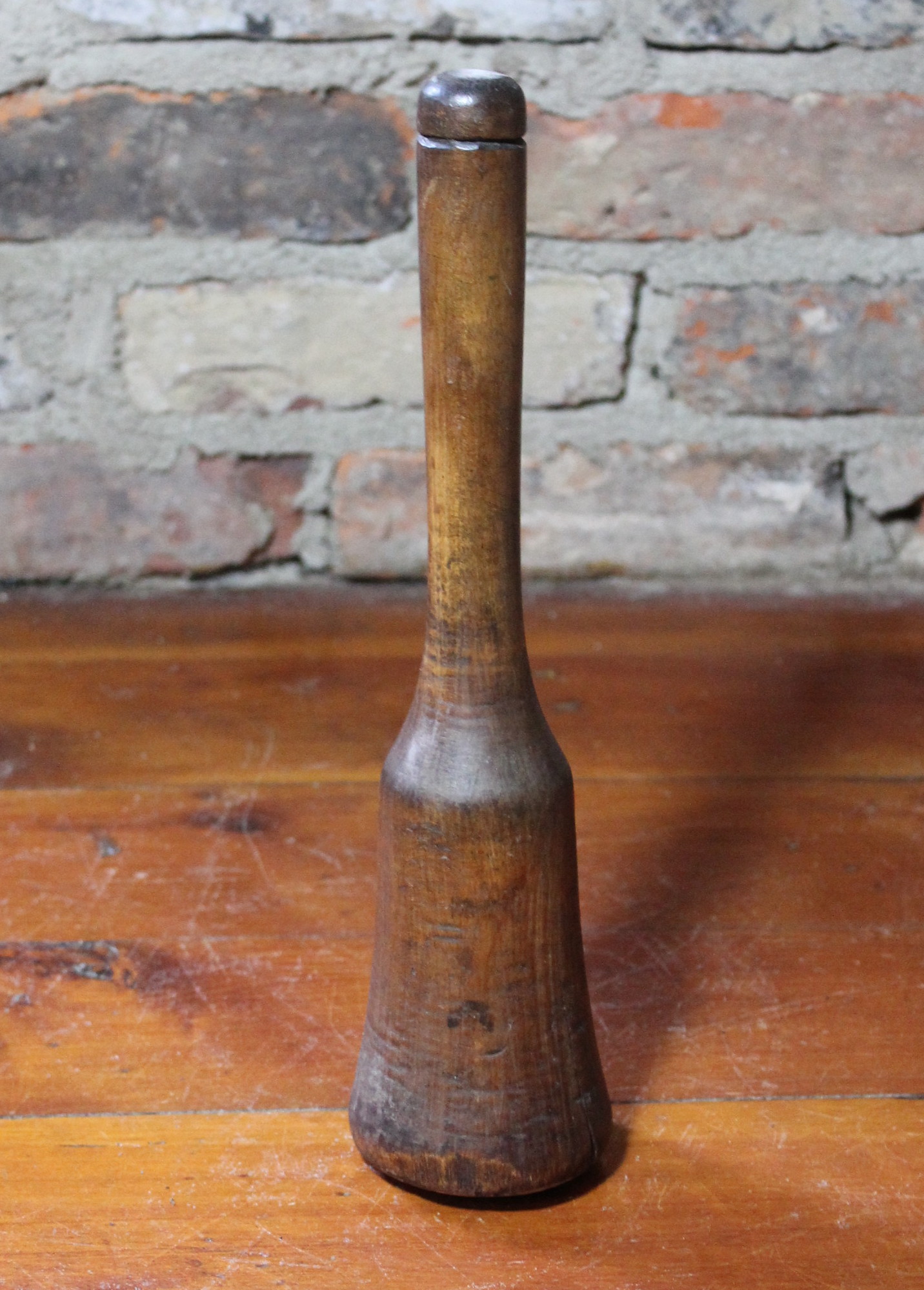 Antique Shaker Bucket and Wood Potato Masher