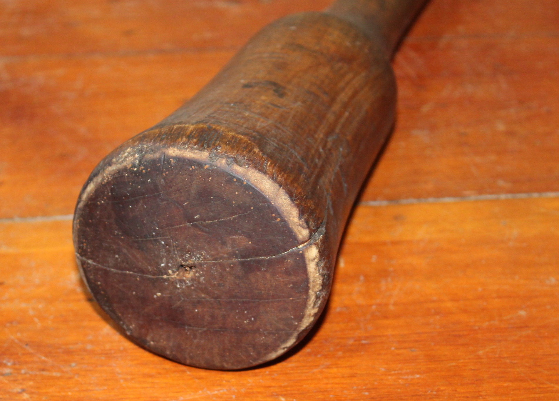 Antique Shaker Bucket and Wood Potato Masher