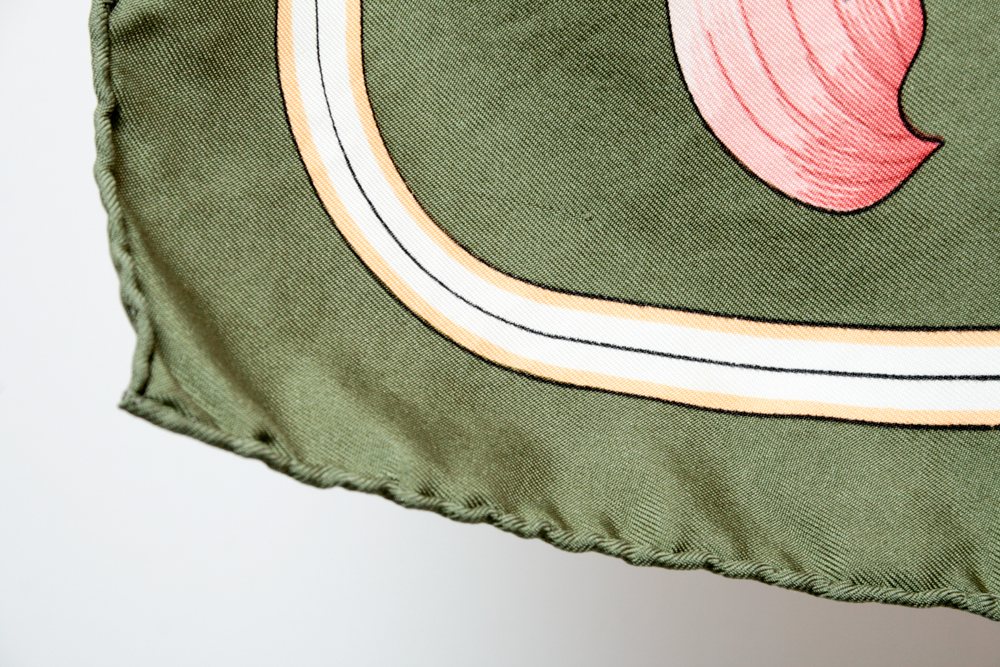 Vintage Hermès "Fleur de Lotus" Scarf