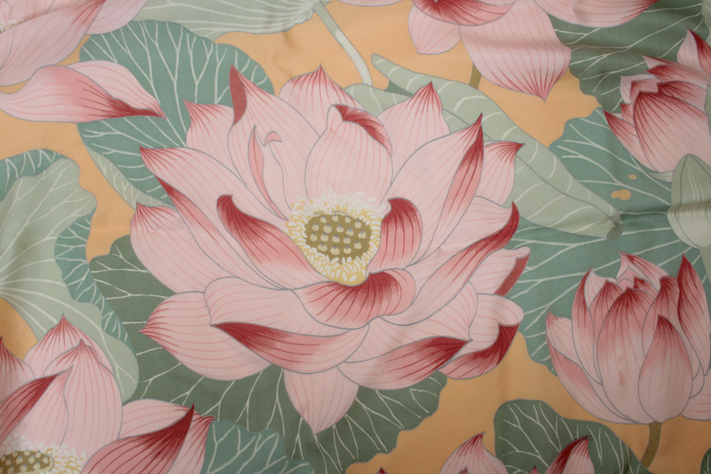 Vintage Hermès "Fleur de Lotus" Scarf