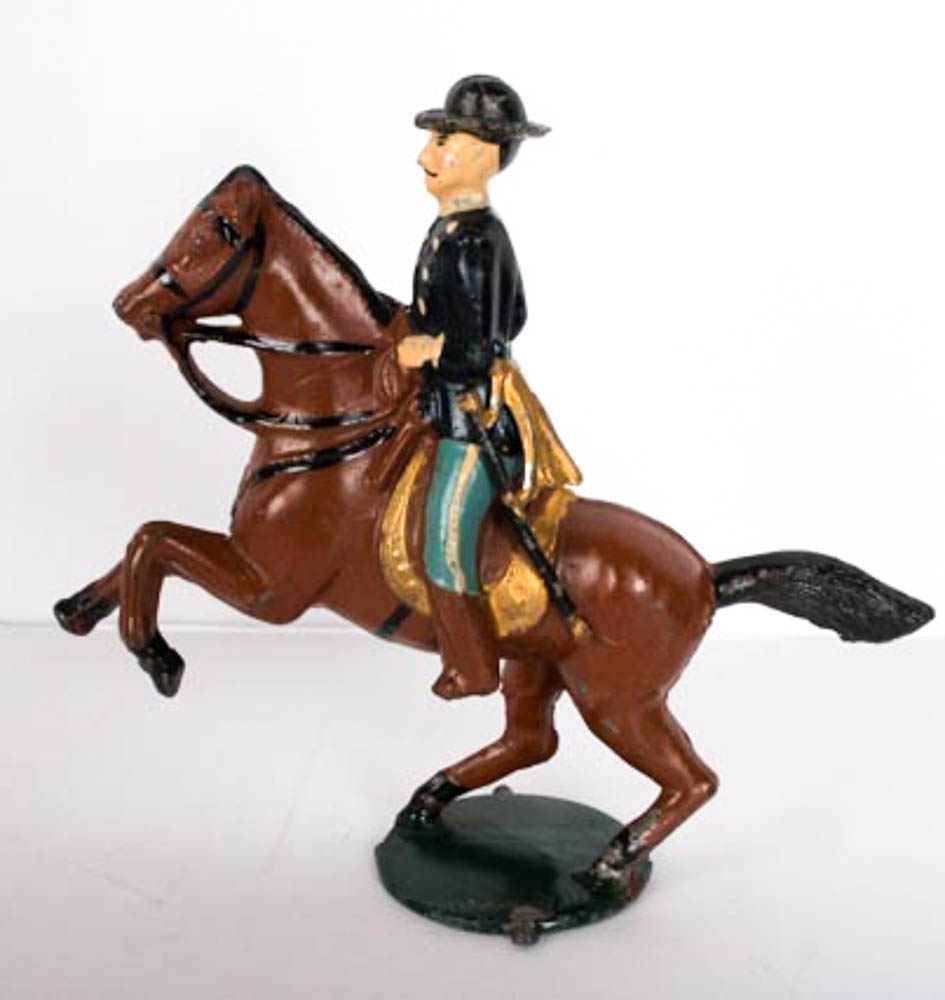 Vintage Hand-Painted Metal Toy Soldiers