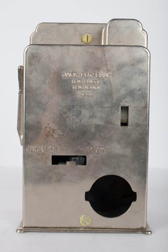 Vintage Jack Pot Slot Machine Coin Savings Bank