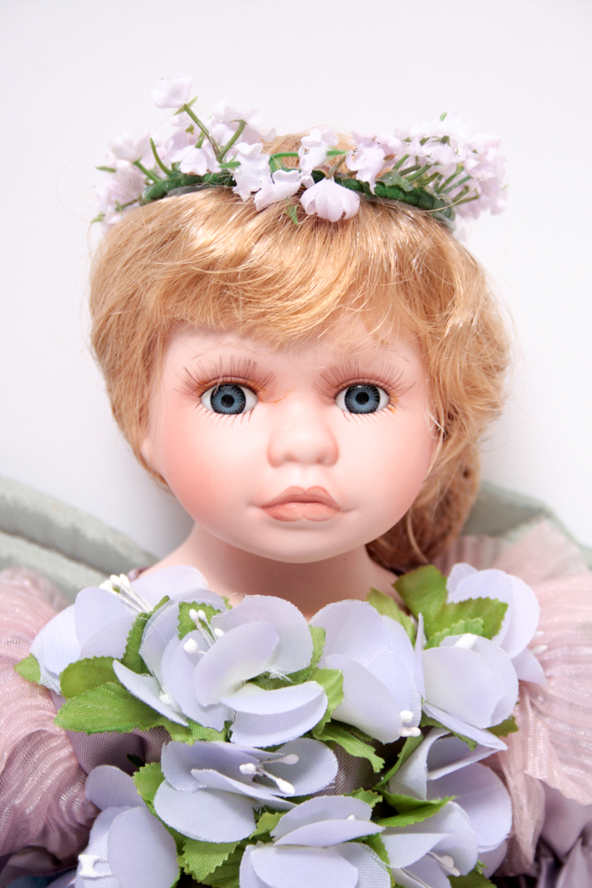 Heritage Signature Collection "Violet Petals" Porcelain Doll