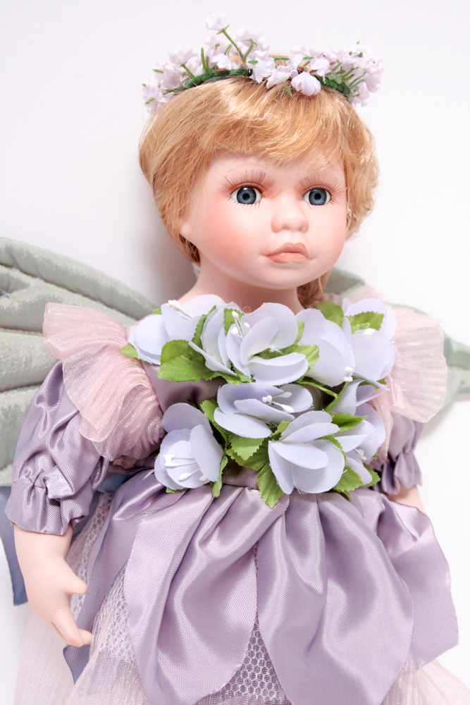 Heritage Signature Collection "Violet Petals" Porcelain Doll