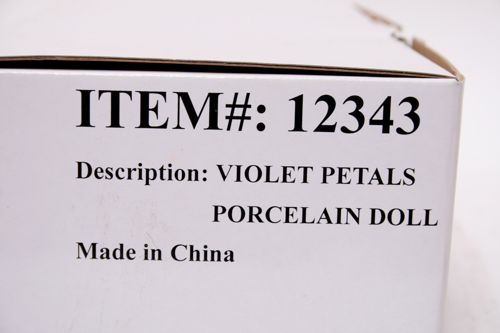 Heritage Signature Collection "Violet Petals" Porcelain Doll