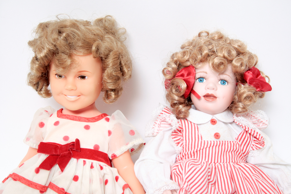 Pair of Vintage Shirley Temple Dolls