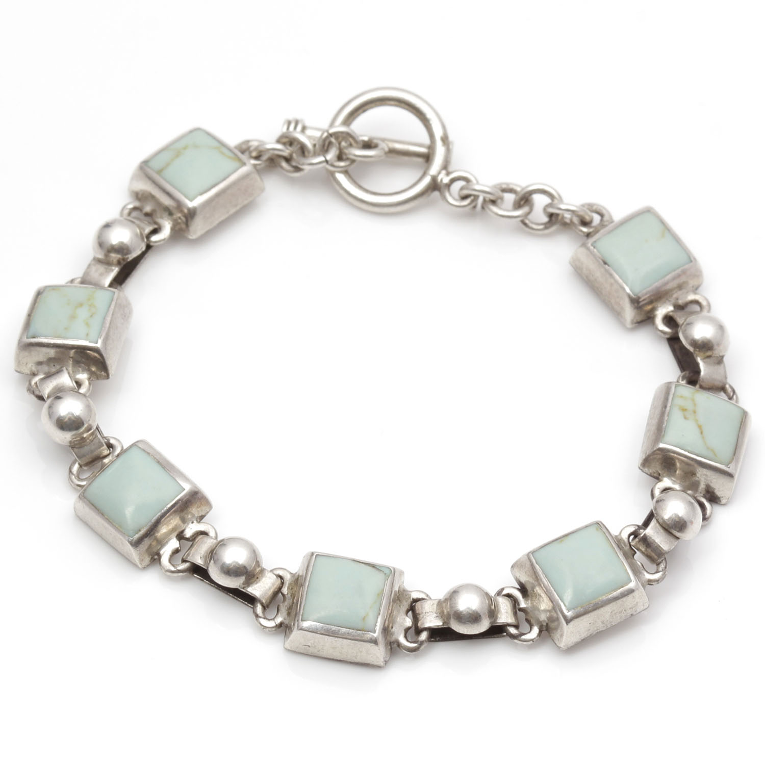 Sterling Silver Turquoise Bracelet