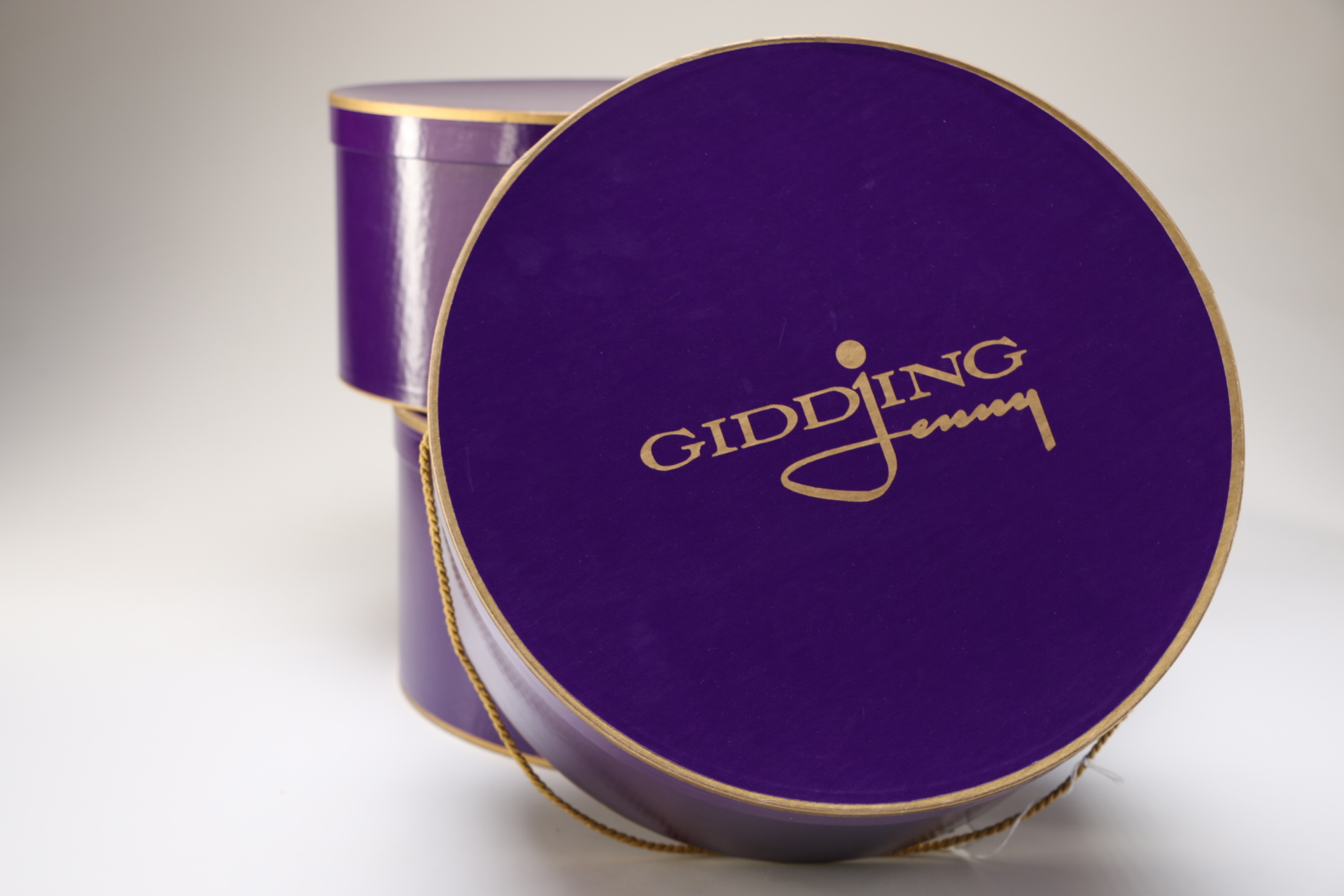 Three Purple Gidding-Jenny Hat Boxes