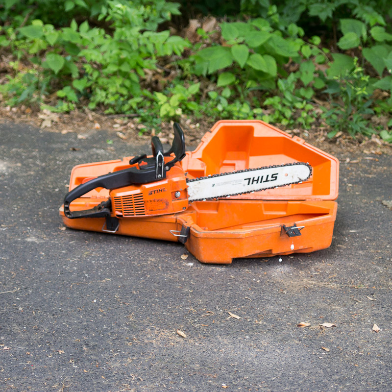 Stihl 001 AV Gas Powered Chainsaw with Case