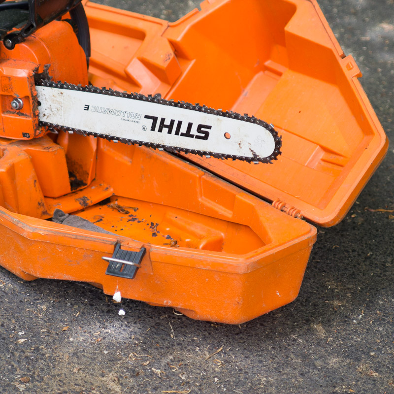 Stihl 001 AV Gas Powered Chainsaw with Case