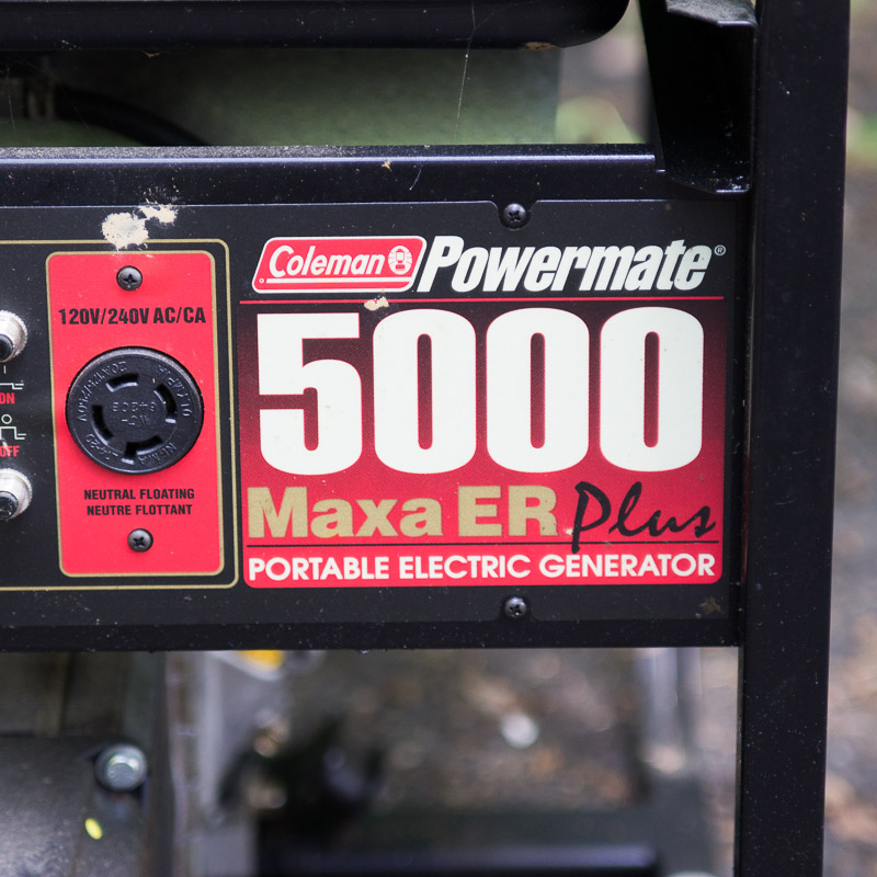 Coleman Gas Powered Powermaster 5000 Watt Generator