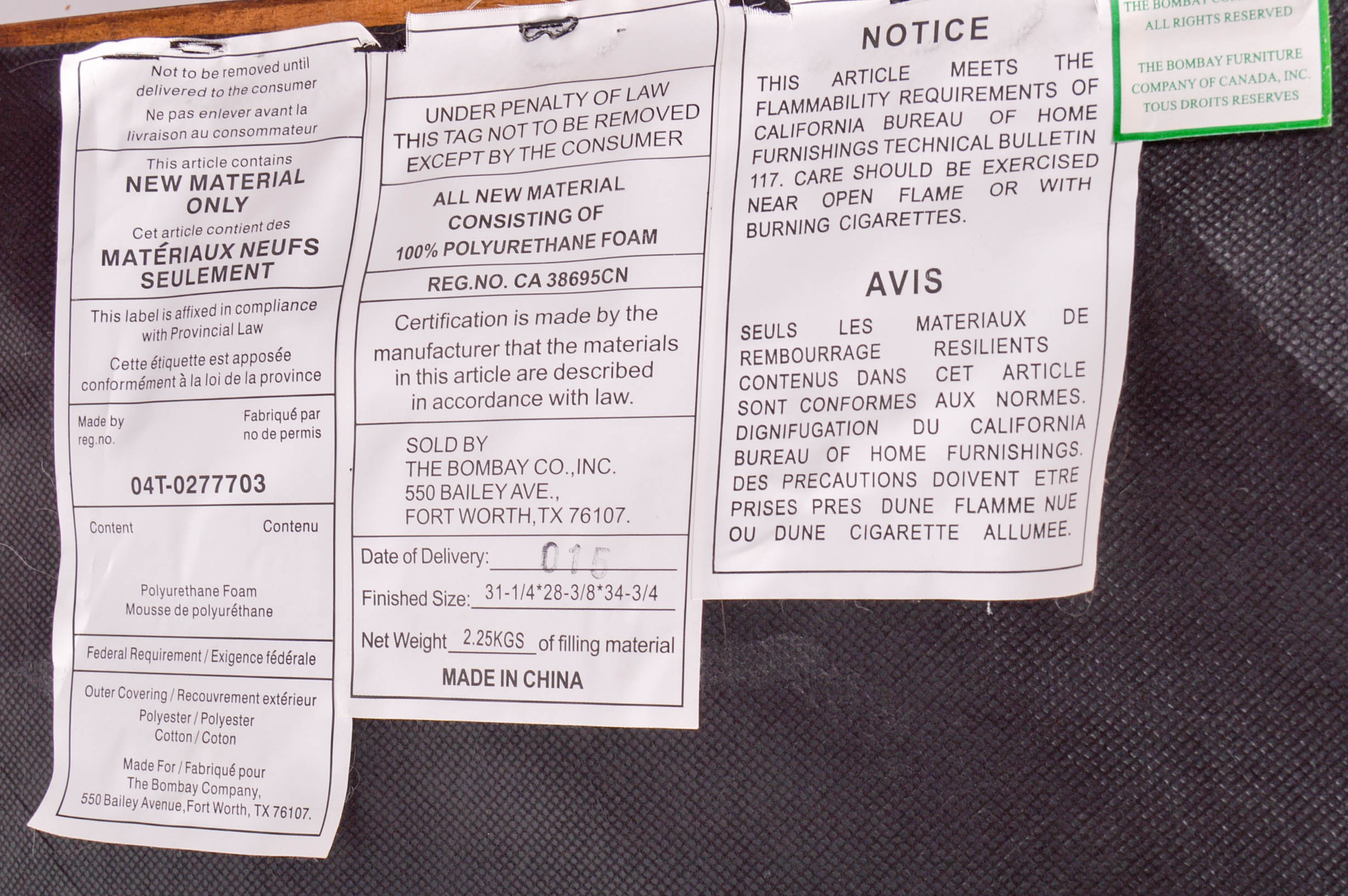 Contemporary Upholstered Club Chair