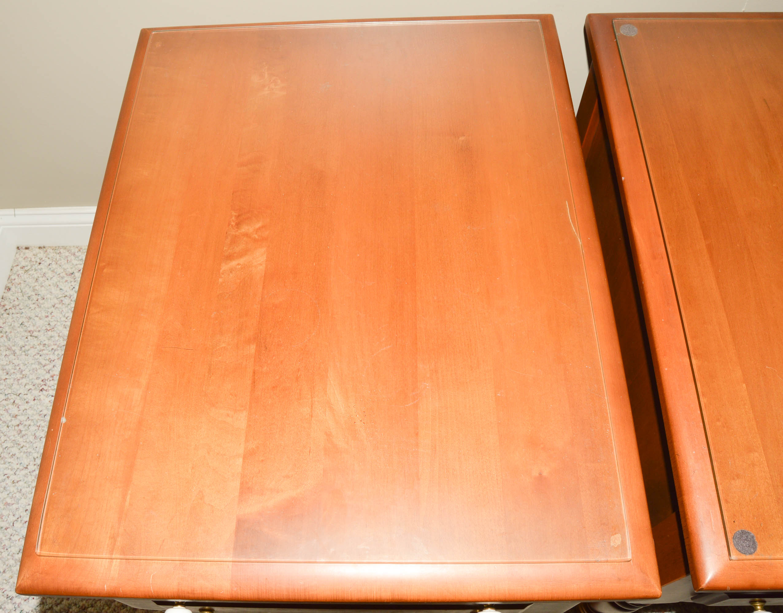 Mid Century Modern Maple End Tables