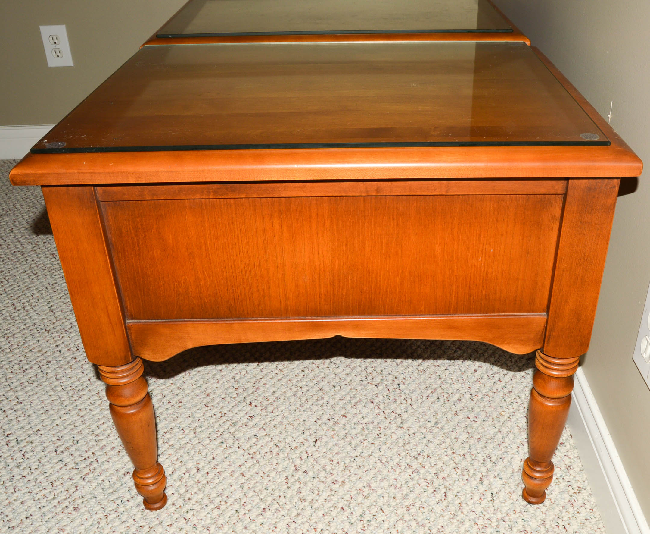 Mid Century Modern Maple End Tables