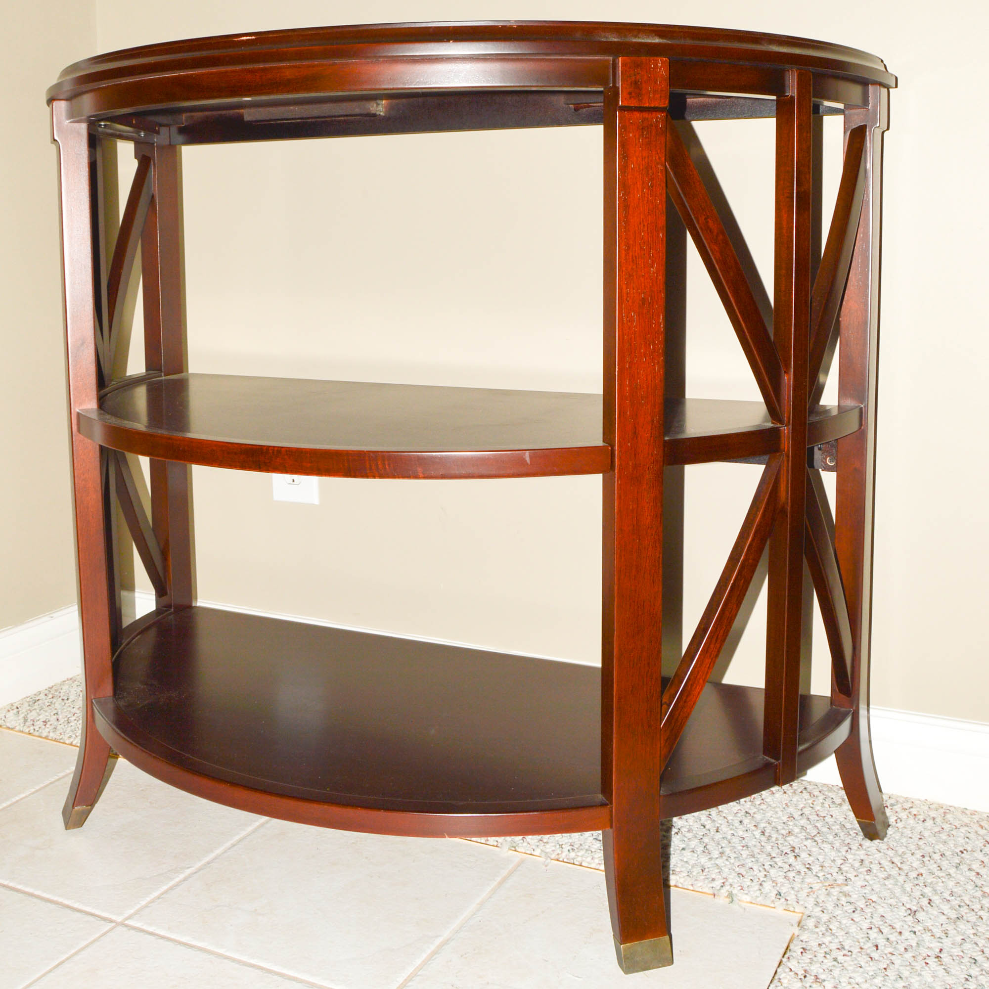 Demilune Accent Table